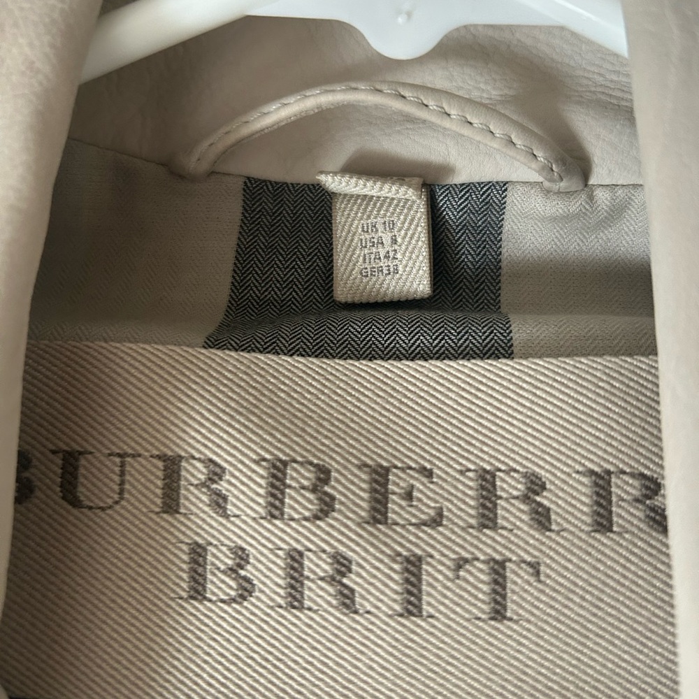 Burberry Tan Classic Trench Coat